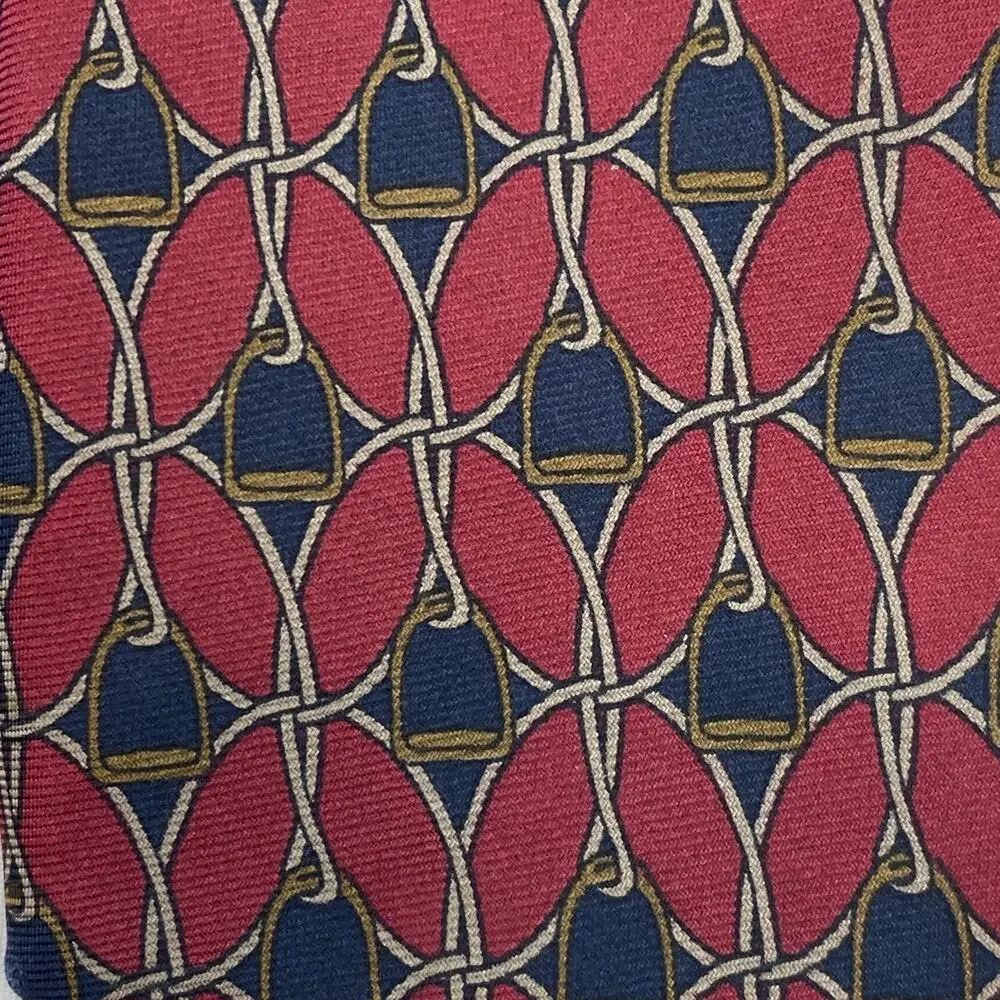 Lot of 18 LANDS END 100% Silk Neckties Rep Striped Equestrian Paisley USA VTG